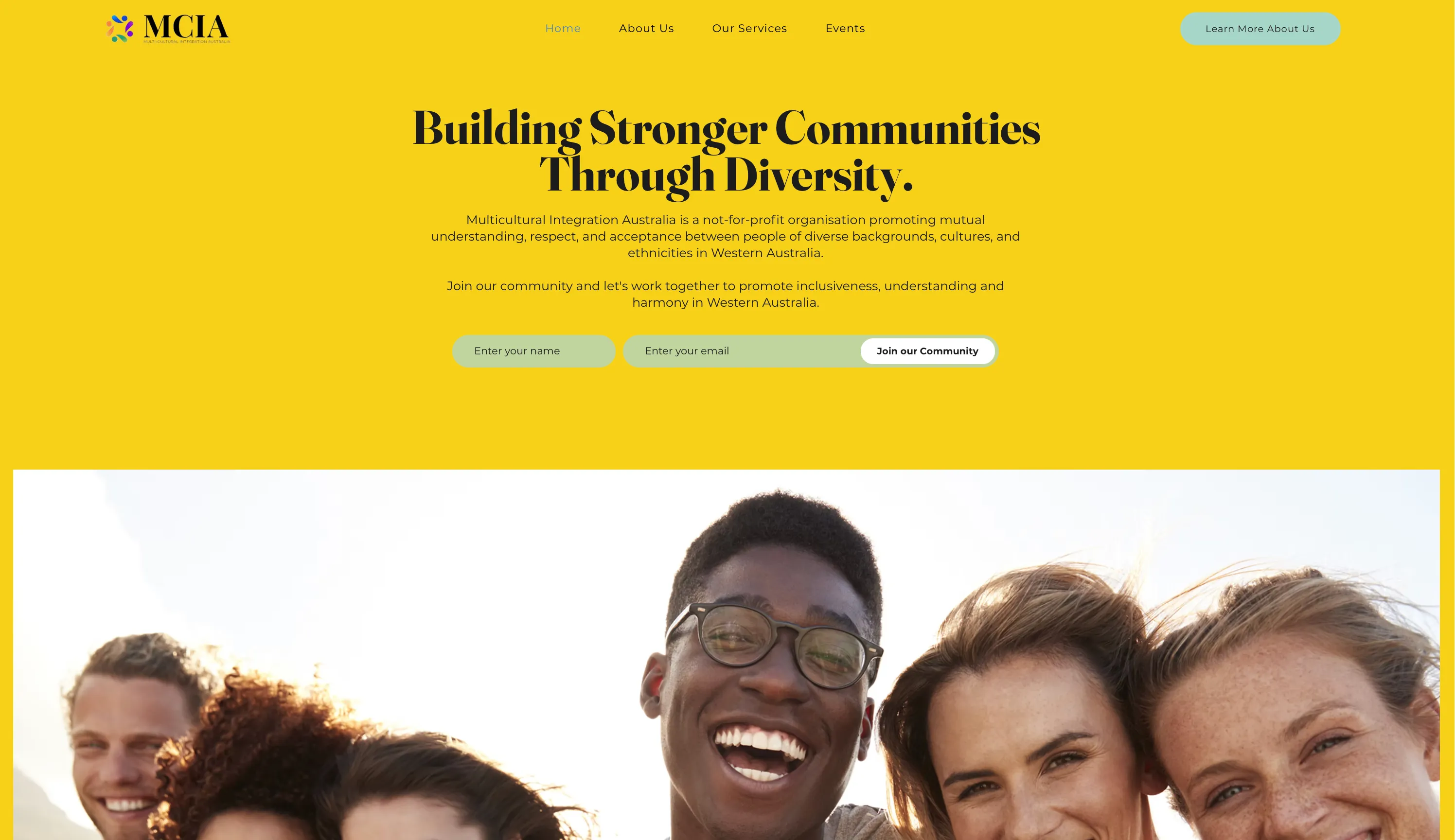 MCIA website project